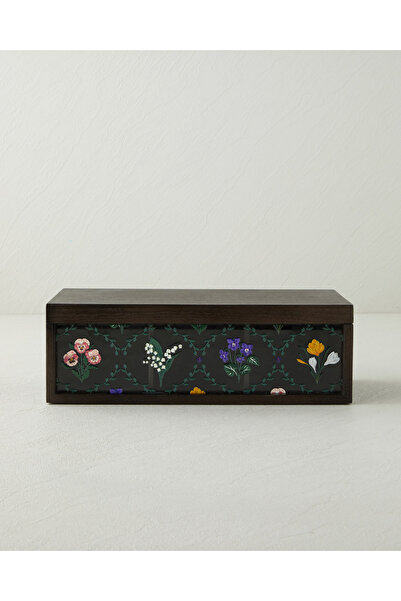 English Home Levina Mdf Dekoratif Kutu 30x10 cm Kahverengi