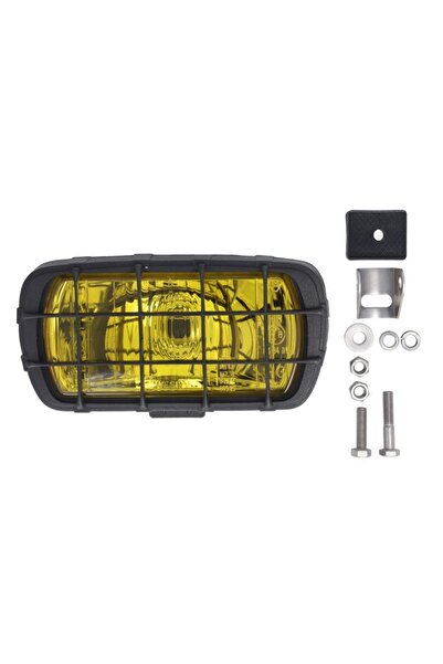 WESEM Lampa de Ceata Dreapta/Stanga (h3 195x96mm Grila Nuanta Galbena) 12/24v