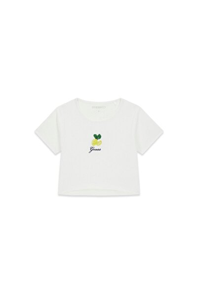 Guess Tricou de fată J6GI10K6YW4 Alb