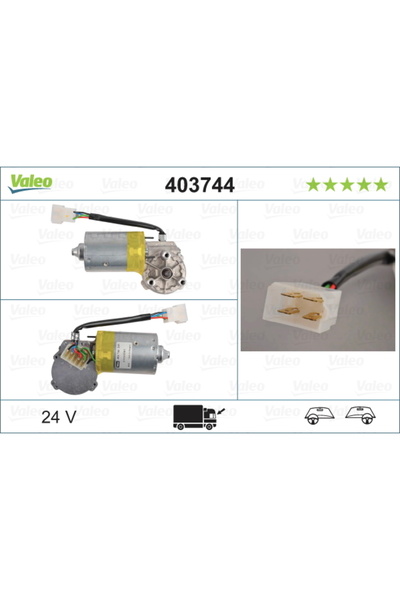VALEO Motor Stergator Fata Liebherr VAL403744