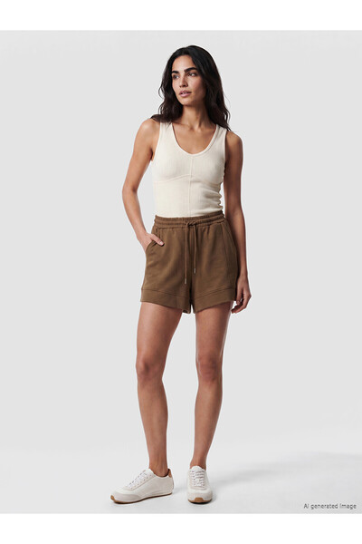 LC Waikiki Trendlucky Soft Touch Women's Shorts with Elastic Waist with Diffe...