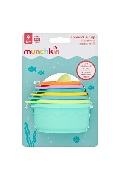 Munchkin | Connect a Cup Bath Toy Εκπαιδευτικό Παιχνίδι Μπάνιου 9m+ | 1τμχ