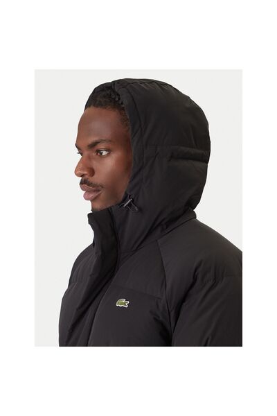 Lacoste Geacă de puf pentru bărbați BH6162 Negru