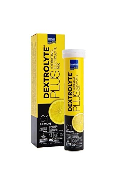 İNTERMED Uni-Pharma Dextrolyte Plus Λεμόνι 20 Δισκία