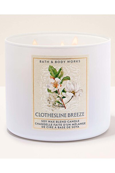 Bath & Body Works Clothesline Breeze Büyük Mum