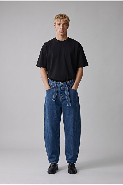 Respire Men's Balloon Fit Jean Dark Blue