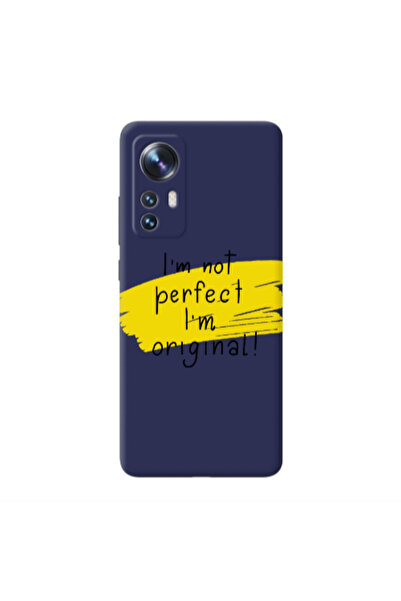 Other Xiaomi Mi 12 Pro I m not perfect Dark blue Colored Silicone TPU Θήκη