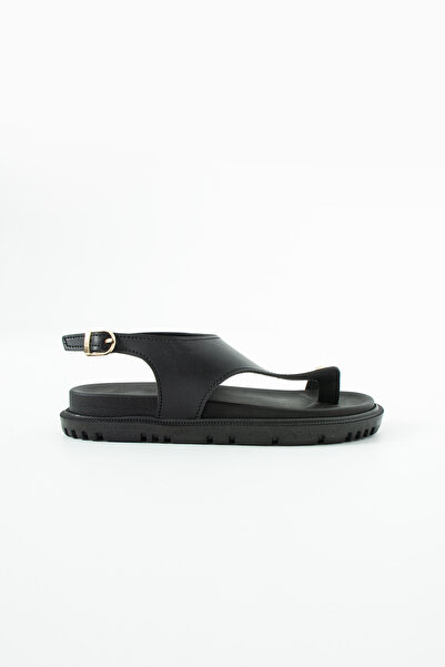 Polomia Comfort Women's Flip-Flop Sandals with Metal Detail and Thick Sole