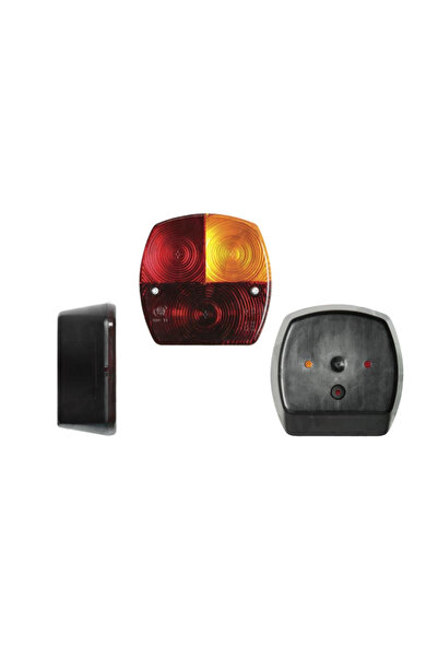 RapidAuto Lampa auto pentru remorca partea Dreapta 12/24V 115x115x50mm fara l...
