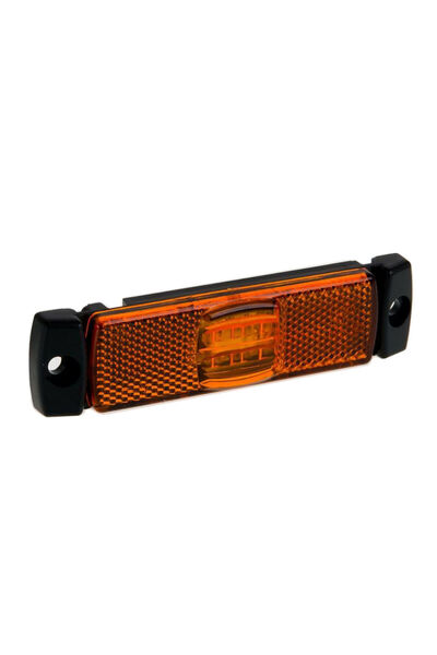 RapidAuto Lampa gabarit auto 12V/ 24V cu LED, dreptunghiulara Portocaliu , 97...