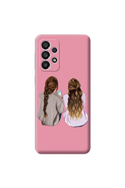 Other Samsung A53 Friends Pink Colored Silicone TPU Θήκη