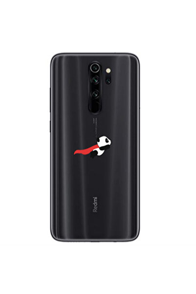 Other Xiaomi Redmi Note 8 Pro kite flying panda Transparent Silicone TPU Θήκη