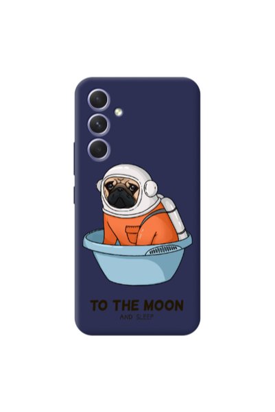 Other Samsung A26 To the moon Dark blue Colored Silicone TPU Θήκη