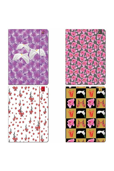 OEM Mapa A4 cu elastic Bee-bee Flowers Mix, cu folie lucioasa, modele florale...