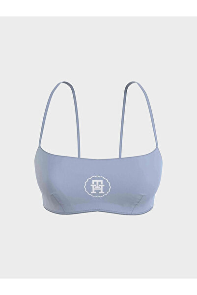 Tommy Hilfiger BRALETTE SEAL LOGO, C1O Mavi Bikini Üstü