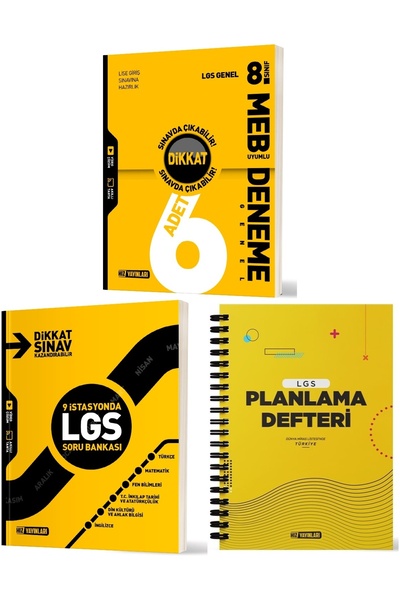 Hız Yayınları Hız 2026 8. Sınıf Lgs Planlama Defteri + Genel Deneme + 9 İstas...