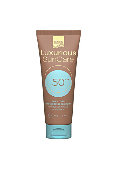 LUXURIOUS Intermed | Sun Care Silk Cover Bronze Beige BB Cream SPF50 | Αντηλι...