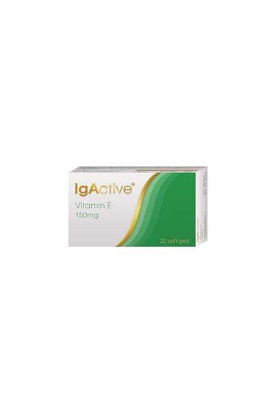 IgActive Βιταμίνη Ε 150mg 20 μαλακές κάψουλες