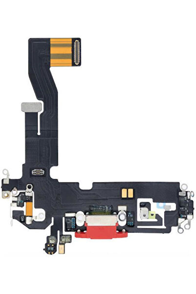 OEM Apple Iphone 12 12 Pro Καλώδιο Flex Φόρτισης με Συνδετήρα Κόκκινο