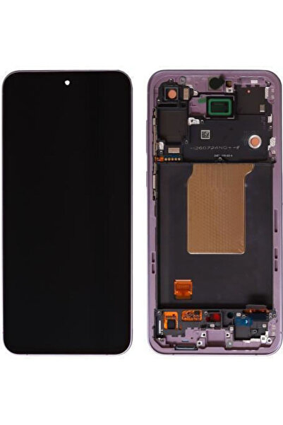 Samsung Οθόνη & Πρόσοψη A556b με Μηχανισμό Αφής για A556B Galaxy A55 5G (Μωβ)...
