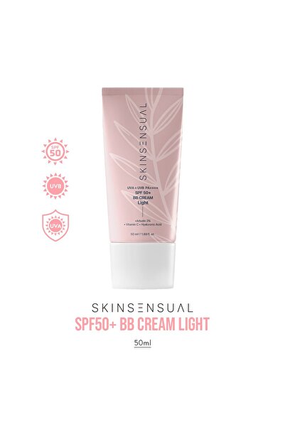 Skin Sensual Spf50+ Light Bb Cream 50 ml Moisturizing and Color Equalizing