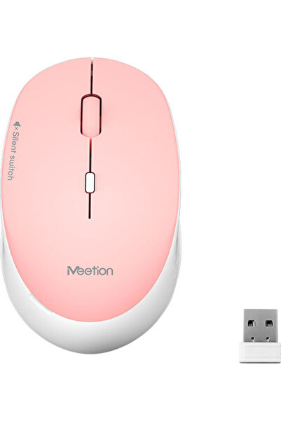 MeeTion MT-R570 Ασύρματο Ποντίκι Ροζ