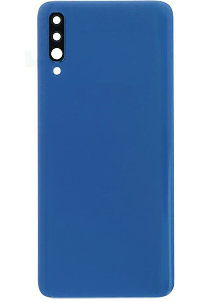 Samsung A705f Galaxy A70 Κάλυμμα Μπαταρίας + Κόλλα + Φακός Κάμερας Μπλε Γνήσιο