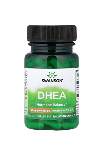 SWANSON Herbal, DHEA, Higher Potency , 50 mg, 120 Vegan Capsules