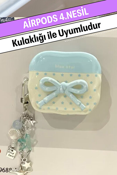 WANNA PROTECT Airpods 4th generation compatible premium figured charm silicon...