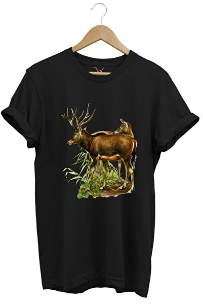 ZOKAWEAR Hunting Deer Hunting and Nature Printed Forest Themed 100% Cotton Re...
