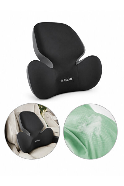 DENİM QUEES Suport Lombar Auto Ergonomic, Spumă cu Memorie, pentru Susținerea...