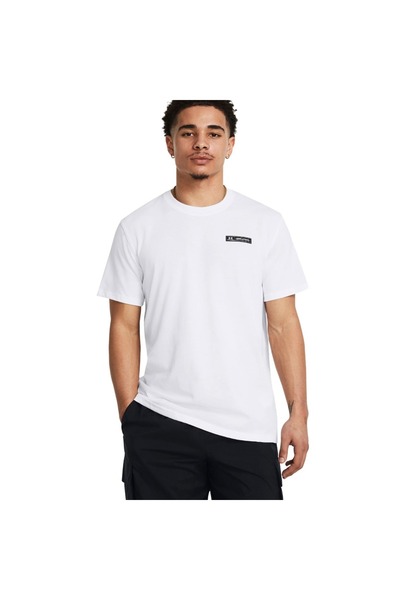 Under Armour HW ARMOUR LABEL SS 1382831-101 Λευκό M