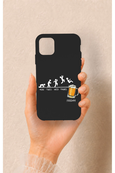 Vip Case iPhone 11 Uyumlu Fun Day Friday Desenli Silikon Kılıf