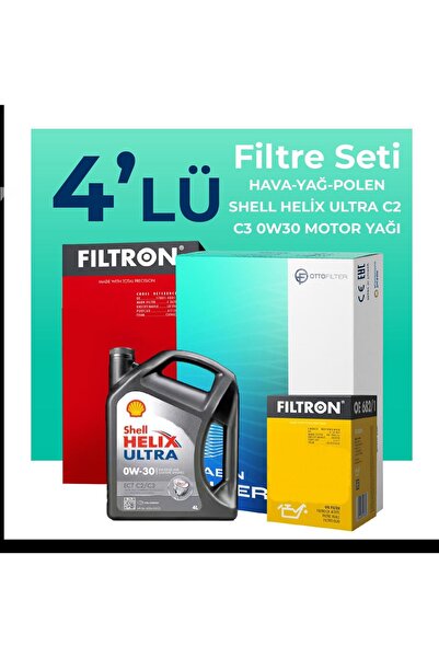 Filtron Kia Stonic 1.0 Benzin Filtre Bakım Seti Shell Motor Yağlı (2016-2024)...
