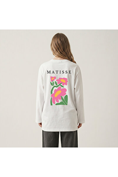 Grafftee Clothing تي شيرت نوباركو ماتيس ديزاين من القطن الفاخر ذو الأكمام الط...