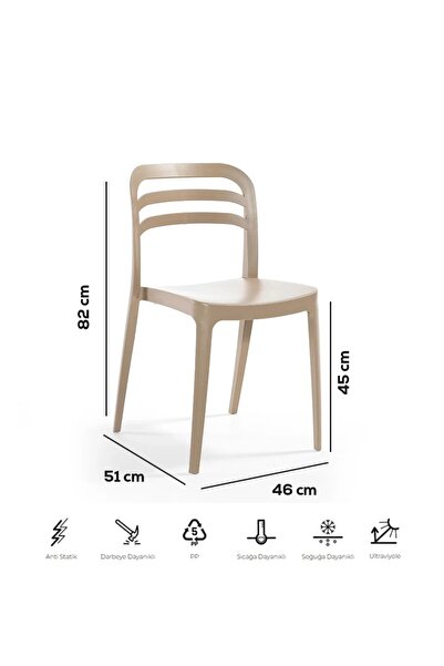nar sokağı Aspen Kolsuz Sandalye Bahçe, Balkon ve Cafe Sandalyesi