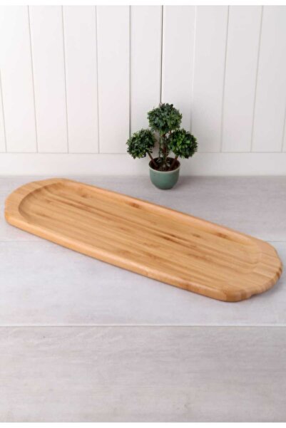 BALSA Bambu Sunum Tabağı Oval 45x16 cm PT4516