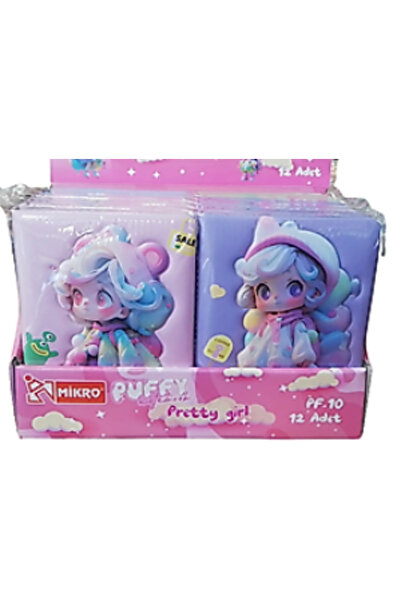 Mikro Notepad Puffy Pretty Girl Pf-10
