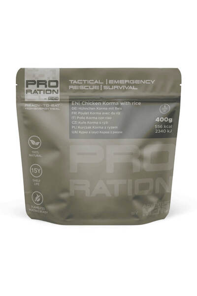 Adventure Menu Pro Ration Chicken Korma With Rice Λήξη σε 15 Ετη