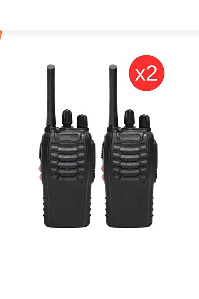 ErginGroup 2 Adet GLR BF-888S Taşınabilir Kulaklıklı Çift Yönlü Telsiz İntercom