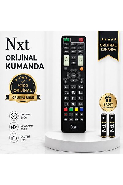 NEXT NEXTSTAR Next Digital Orijinal Akıllı Uydu Alıcısı Kumandası | YouTube T...