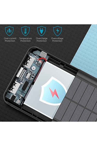 ON Electronics Power Bank Ultra-thin Portable Charger 30000mAh Large Capacity External Battery Pack with LED Flashlight