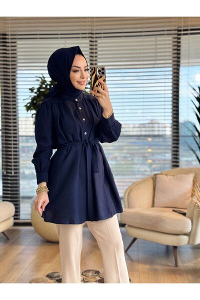 Lamazi Veil 2026 Ancel Shirt Navy Blue