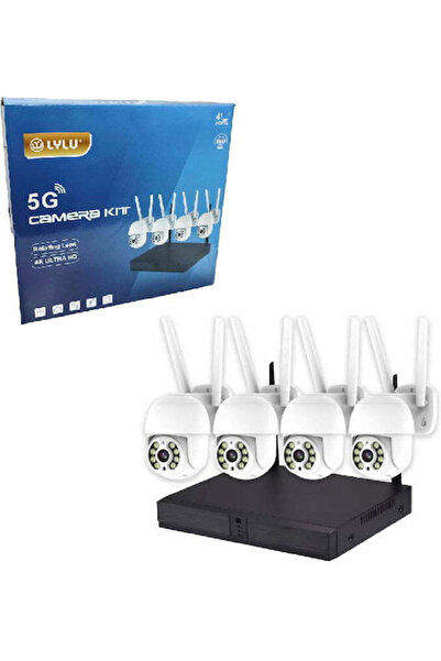 OEM Σύστημα Παρακολούθησης Lylu 4 Κάμερες IP 8MP με Καταγραφικό NVR
