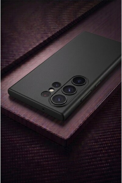 AKSEFİZZ Galaxy S22 Ultra Kılıf Yumuşak Sade Esnek İnce Pürüssüz Dokulu Kapak
