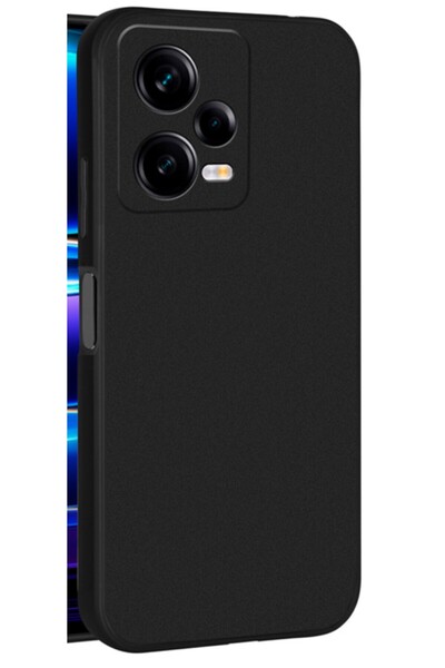 AKSEFİZZ Redmi Note 12 Pro 5G Kılıf Yumuşak Sade Esnek İnce Pürüssüz Dokulu K...