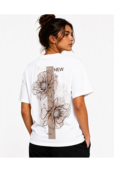 Clothify Unisex Large Size Oversize Fashion New Printed Premium 100% Cotton C...