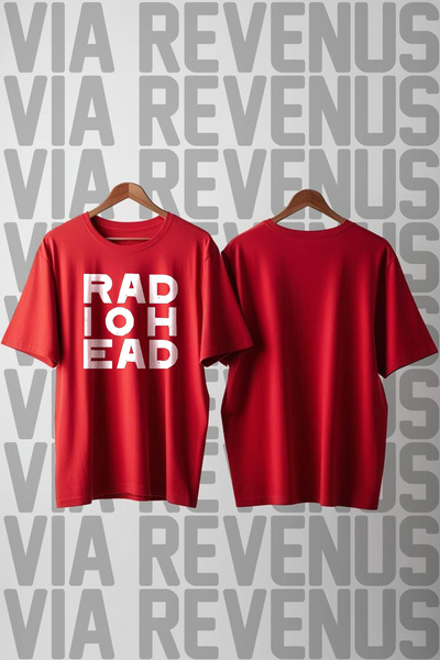 Vordevia Radiohead Printed Wide Fit 100% Cotton Tshirt