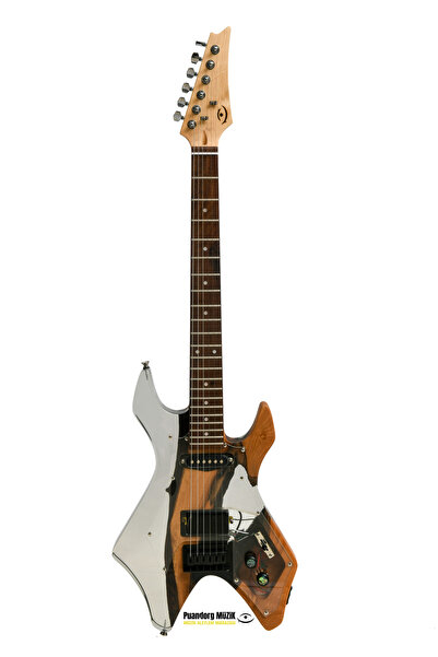 PUANDORG Elektro Gitar X KASA CUSTOM EPOKSİ & YILLANMIŞ AĞAÇ Kişiye Özel