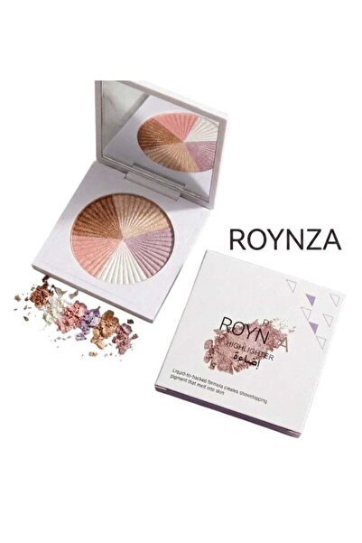 ROYNZA Five-color highlighter from Boenza Golden Bronze/Cool Pink/Pearl White